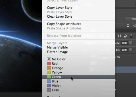 Color-coding layers in Ps.