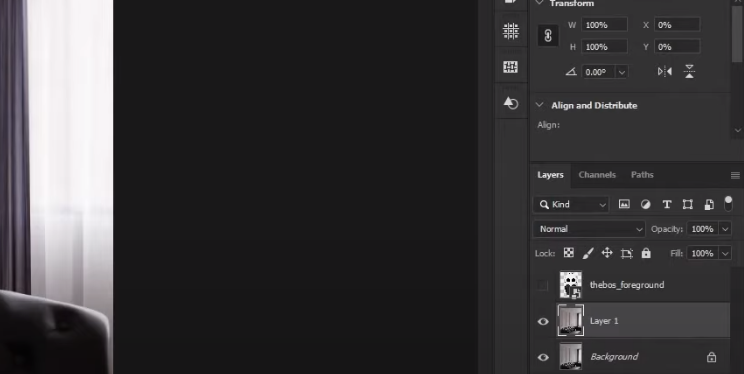 A screen of Adobe Photoshop for editing images