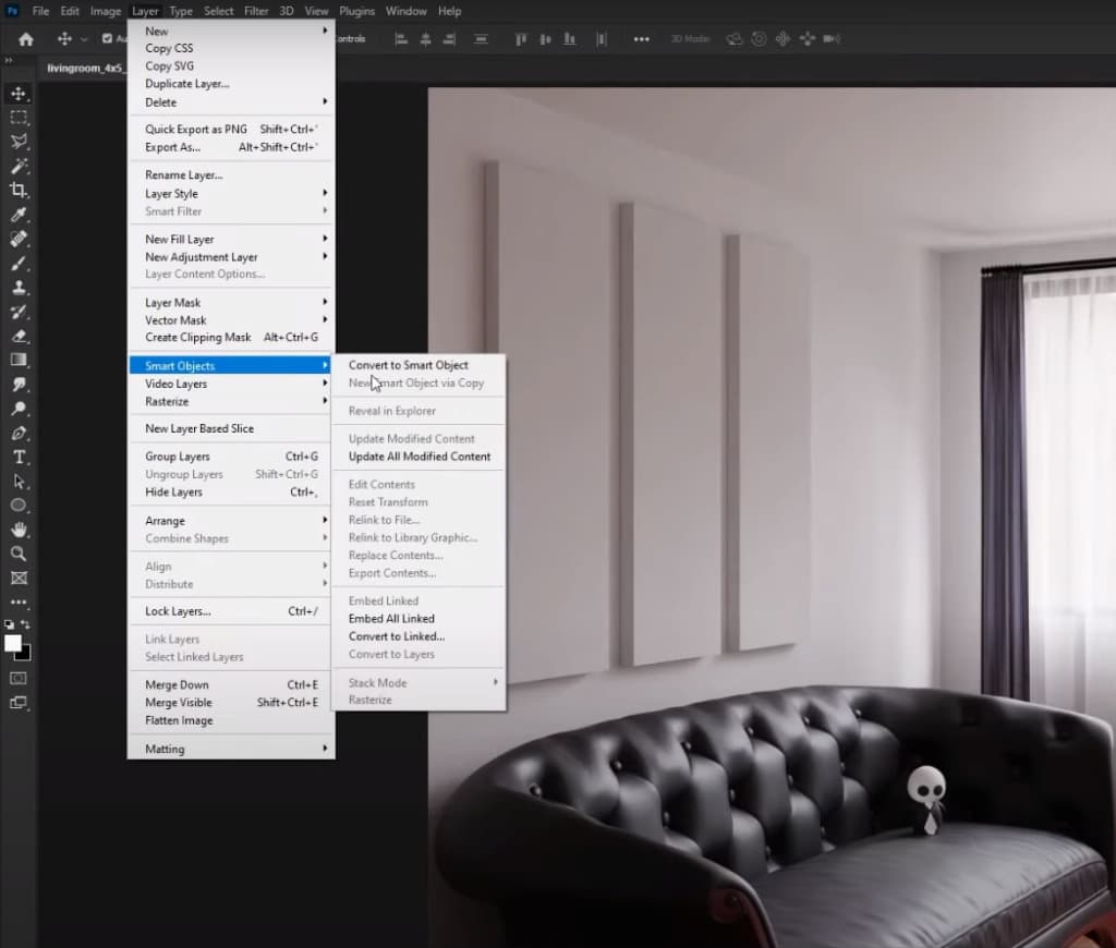 A step-by-step guide on adding a layer mask to a layer in Photoshop